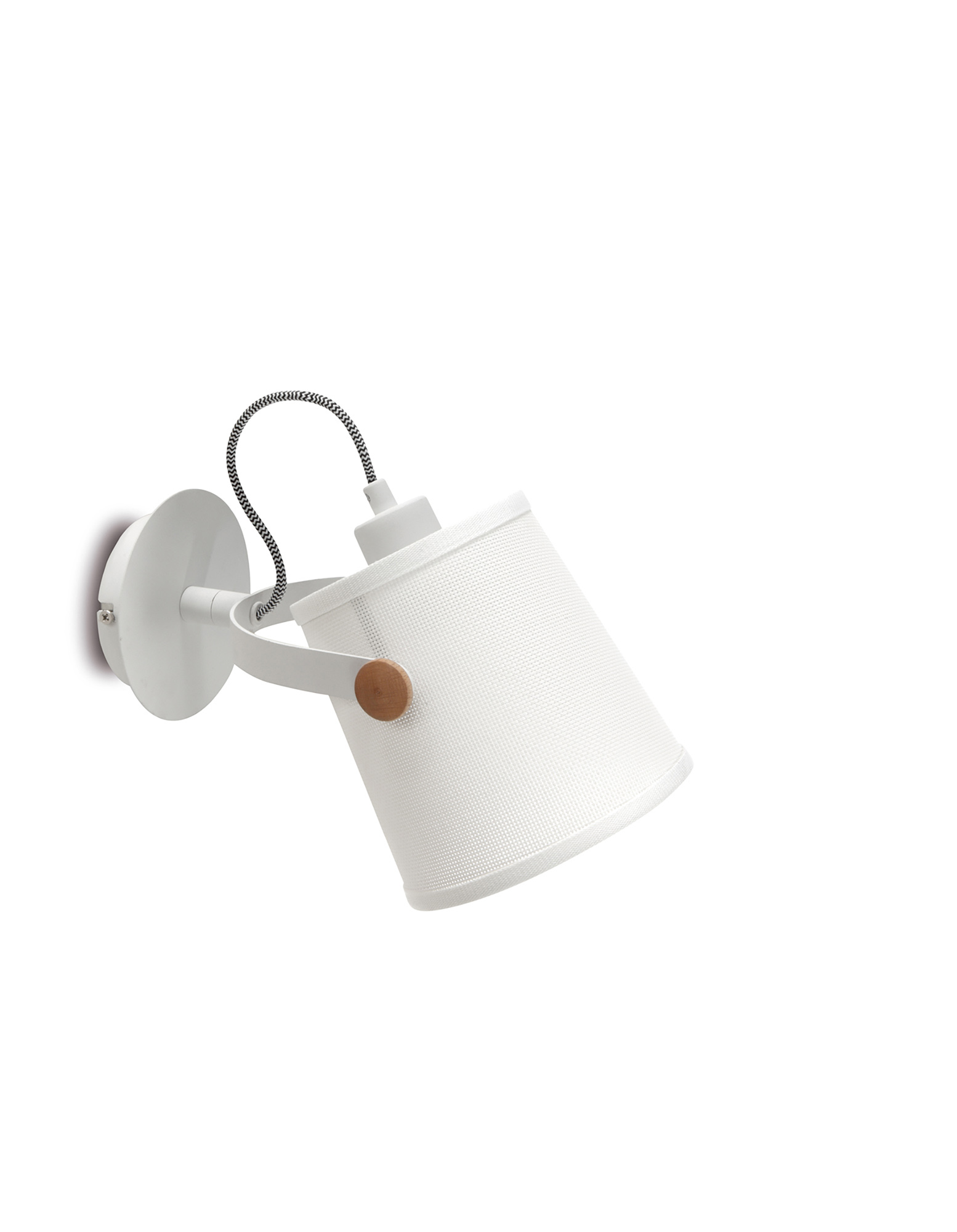 Nordica Matt White Wall Lights Mantra Armed Wall Lights